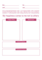 Happiness and misery