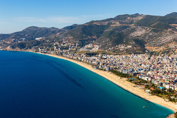 View of the Mediterranean coast.