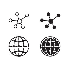 Vector concept network icon