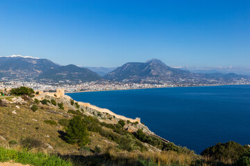 Fototapeta premium View of the Mediterranean coast.