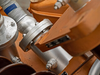 Various scrap metal in the landfill 