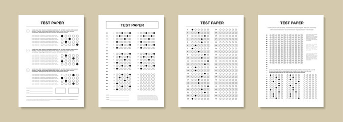 Exam Test Papers Set
