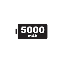 battery capacity icon symbol sign vector