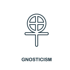 Gnosticism icon. Simple element from religion collection. Creative Gnosticism icon for web design, templates, infographics and more