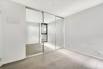 Empty and unfurnished brand new apartment