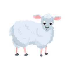 Sheep flat icon. Colored vector element from animals collection. Creative Sheep icon for web design, templates and infographics.
