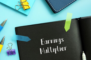  Earnings Multiplier inscription on the page.