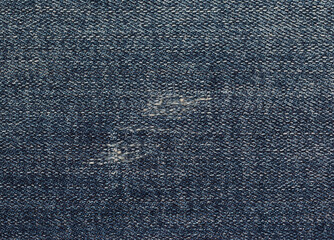 aged denim material as background