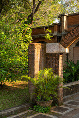 Vignettes of Auroville in Pondicherry in Tamil Nadu, India