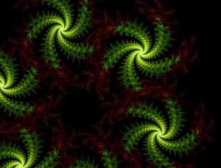 Imaginatory fractal background Image