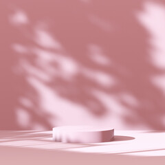 3d rendering, shadow overlay effect, various mockup.