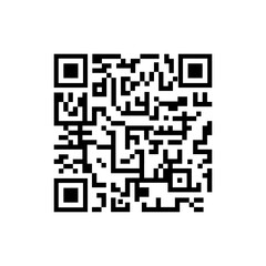 qr code icon vector isolated on white background. Vector illustration