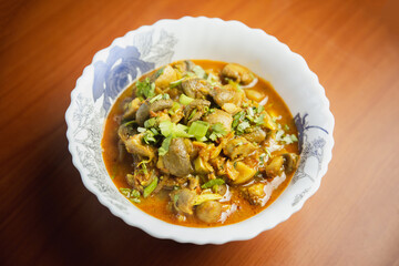 Mushroom Curry Indian Style