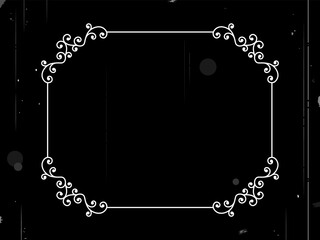 Background, template and blank for inscription and logo. Vector in retro silent movie style