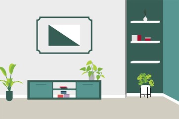 interior with a window