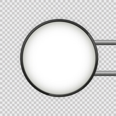 Light box, great design for any purposes. Office interior. Interior mockup. Vector illustration.