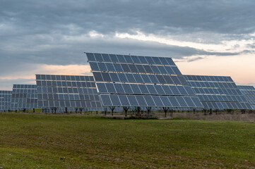 Photovoltaic panel station in the interior of Spain