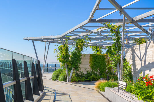 The Garden at 120, a roof garden on the Fen Court building in London