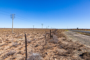 Obraz premium The dry and arid Karoo, South Africa.