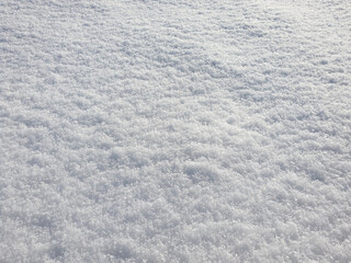Fototapeta na wymiar Weißer Schnee als Vollbild Bildhintergrund