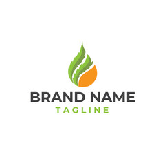 Cannabis Marijuana Pot Hemp Leaf with Logo design