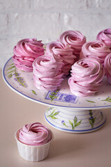 homemade marshmallows made from fresh currants confectionery