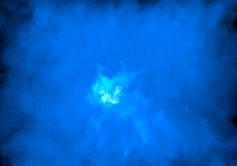 Abstract blue background. Energy light. 3D render.