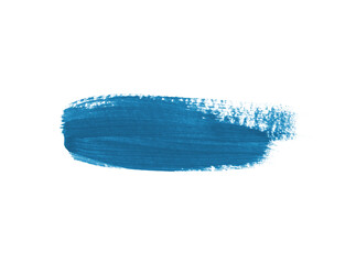 Abstract blue watercolor on white background.