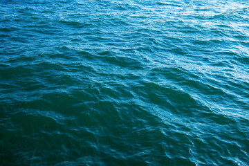 Blue sea water background texture