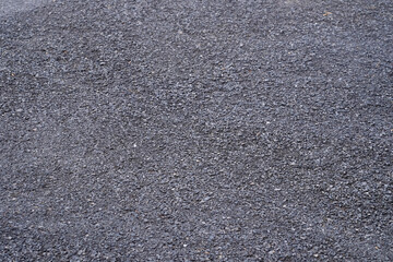 closeup detail of asphalt road texture