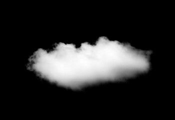 white clouds on black background
