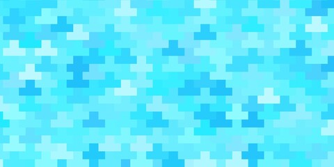 Light BLUE vector background with rectangles.