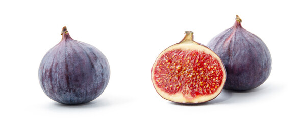 Fig isolated on white background.