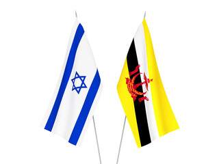 Brunei and Israel flags