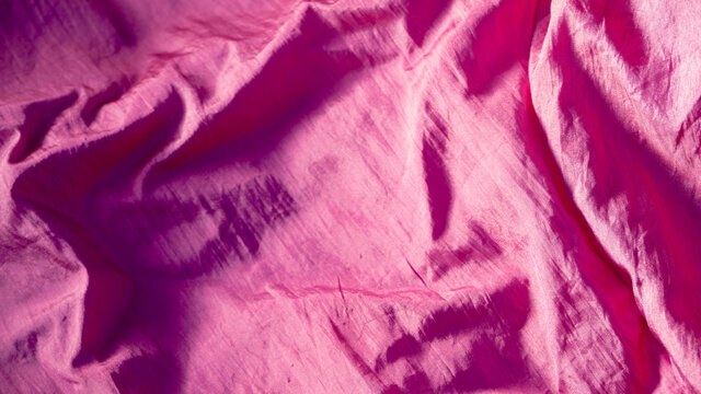 Fibra t&aacute;ctel rosa de prenda deportiva