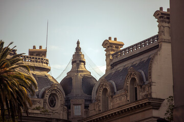 Fototapeta na wymiar Old building dome in Buenos Aires