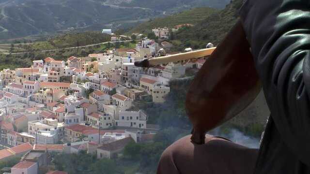 Karpathos Greece Aperi used to be the old capital of the island. Hidden by high slopes, Aperi was not used from the sea, so it was a protected area against pirates in the Medieval times. 