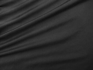 Fototapeta premium black fabric cloth texture background