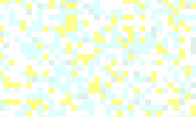 Abstract square pixel mosaic colorful background geometric seamless pattern in pastel colors. 8 bit
