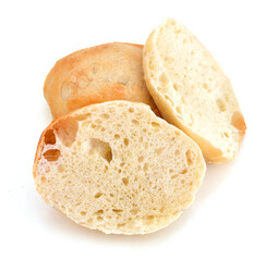 breads isolated on white