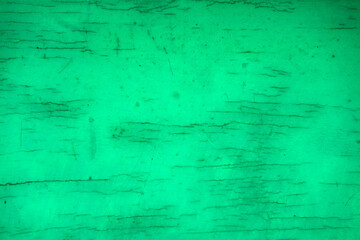 Old wood vintage background green colour with cracks and patina. 