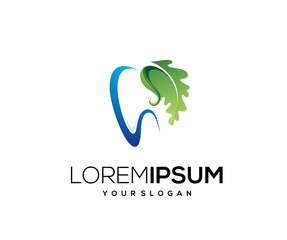 dental care icon logo design template