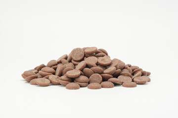 Cobertura de chocolate con leche en bolas