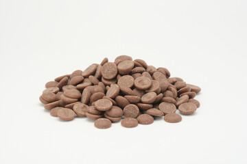 Cobertura de chocolate con leche en bolas