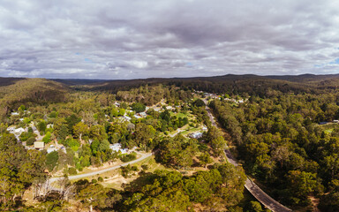 Fototapeta na wymiar Aerial View of Blackwood in Australia