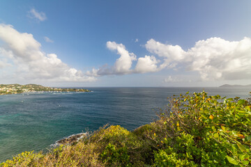 Saint Vincent and the Grenadines, view from   Fort Duvernette