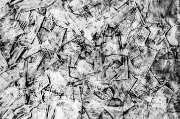 Black wall slate texture rough background, dark concrete floor or old grunge background