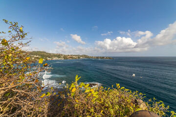 Saint Vincent and the Grenadines, view from   Fort Duvernette