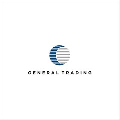 general trading business logo design vector