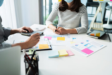 business people working together. Meeting Ideas. Creative business Successful team.